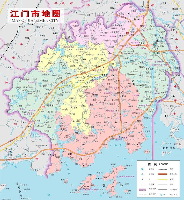江门地图