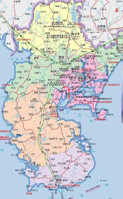 湛江地图